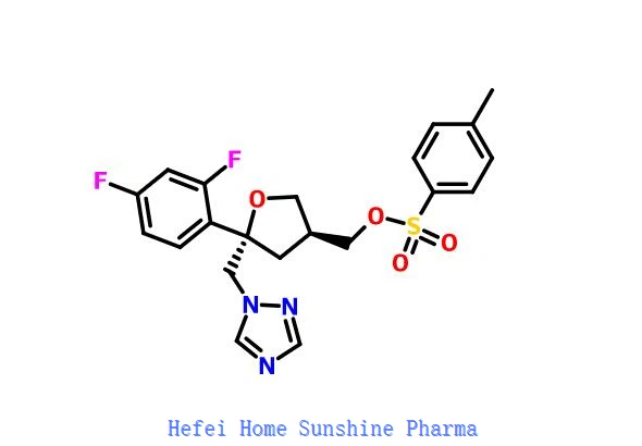 (5R-cis) -ٹولوین -4-سلفونک ایسڈ 5- (2،4-difluorophenyl) -5- (1H-1،2،4-triazol-1-yl) میتھیلٹراہیڈروفوران -3-یلمیتھیل ایسٹر سی اے ایس 149809-43- 8
