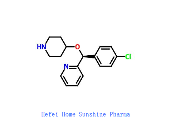 (ایس) -2 - [(4-کلوروفینائل) (4-پیپریڈینیلوکسی) میتھیل] پائریڈائن سی اے ایس 201594-84-5