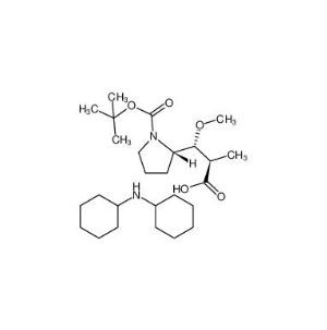 2-pyrroliدامیتھیلیتھوای epropanالیکٹومنیکی ایسڈ ، 1-[(1 ، 1-) کاربونیل]-β-میٹھائی-α-میتیل-، (αR ، βR ، 2S)-، قطب d. ن-کیکلوہیایلکیکلوہیاانامانا کے ساتھ 1369427-40-6