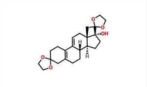 3،20-Bis (ethylenedioxy) -19-norpregna-5 (10) 9 (11) dien-17-o CAS 54201-84-2