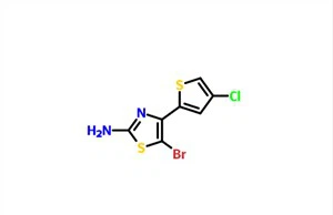 5-bromo-4-(4-chlorothiophen-2-yl)thiazol-2-amine CAS 2161380-87-4
